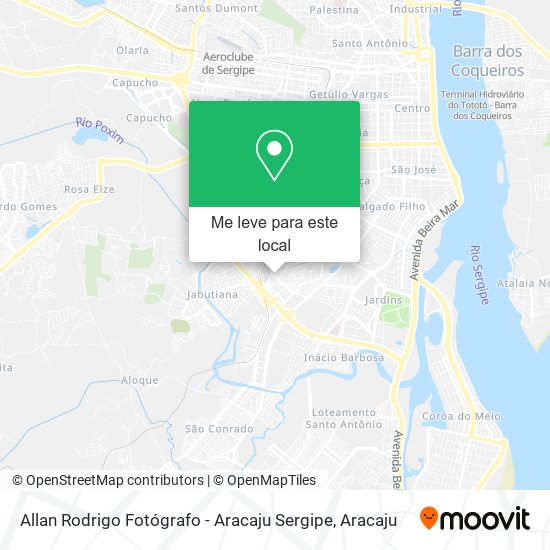 Allan Rodrigo Fotógrafo - Aracaju Sergipe mapa