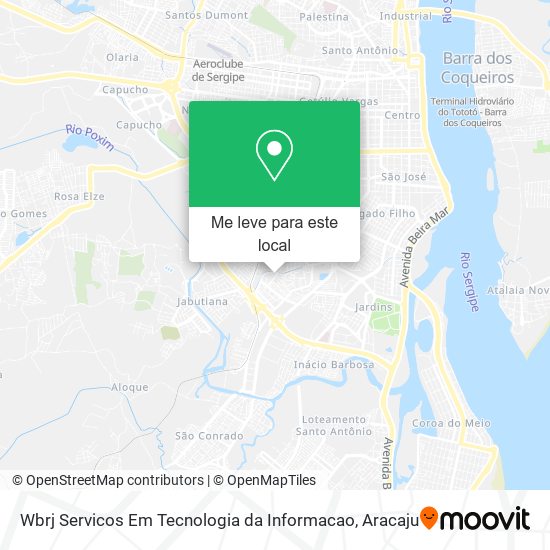 Wbrj Servicos Em Tecnologia da Informacao mapa