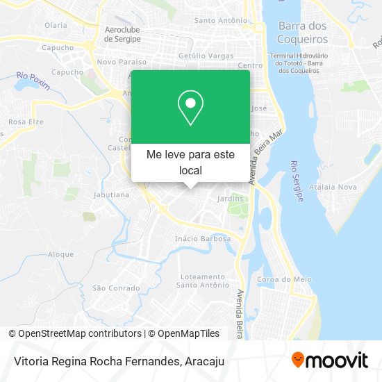 Vitoria Regina Rocha Fernandes mapa