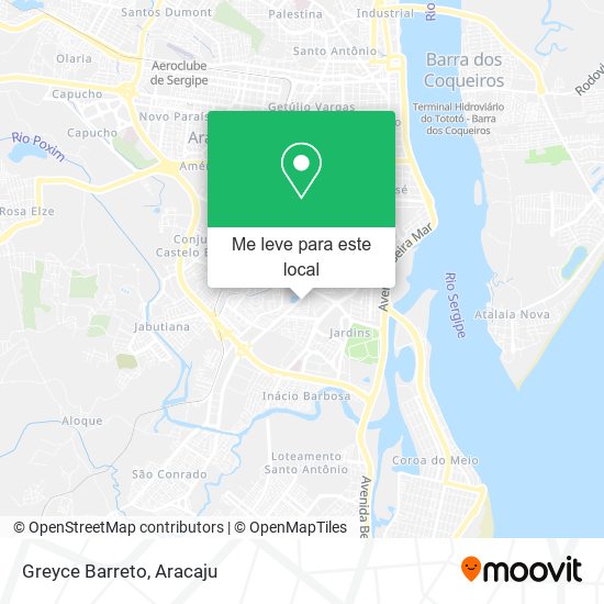 Greyce Barreto mapa