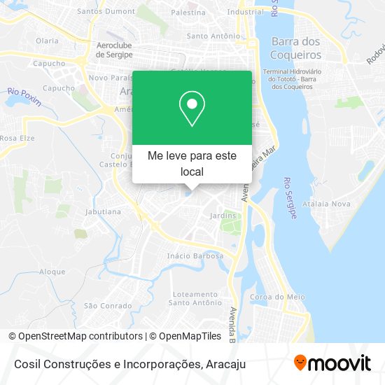 Cosil Construções e Incorporações mapa