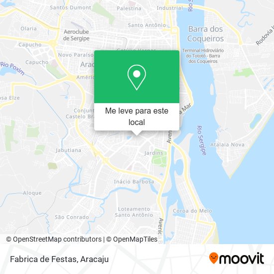 Fabrica de Festas mapa