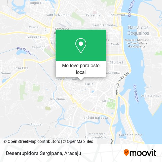 Desentupidora Sergipana mapa
