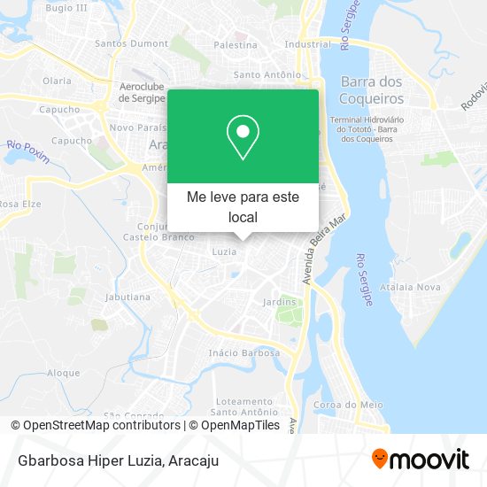 Gbarbosa Hiper Luzia mapa