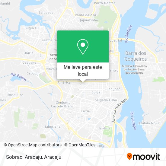 Sobraci Aracaju mapa
