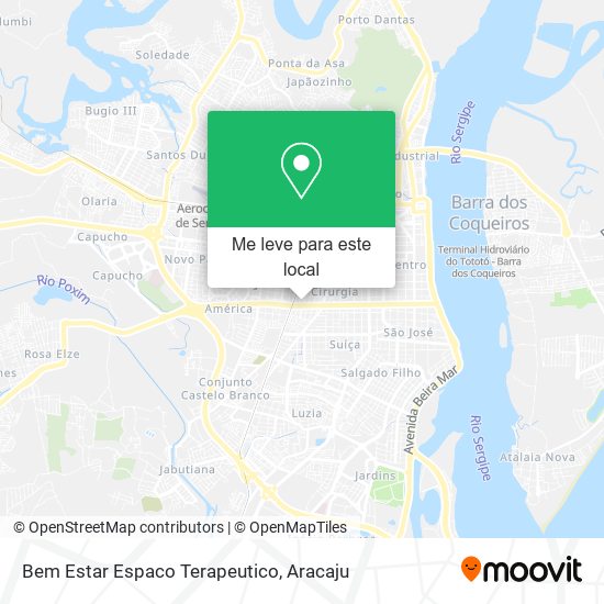 Bem Estar Espaco Terapeutico mapa