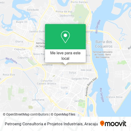 Petroeng Consultoria e Projetos Industriais mapa