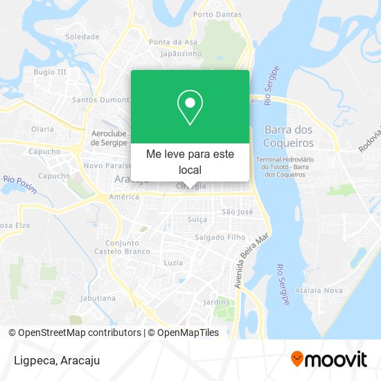 Ligpeca mapa