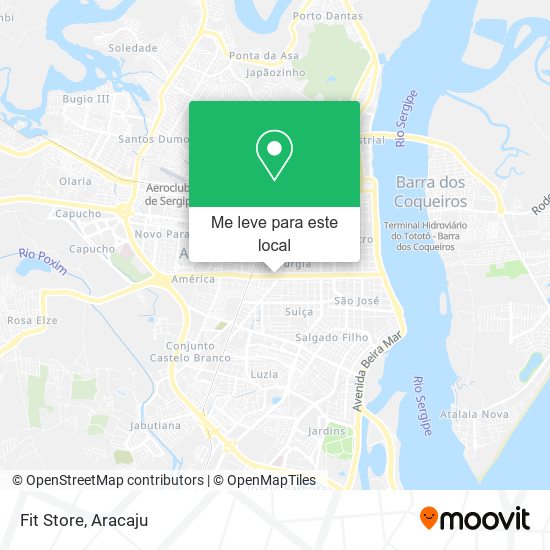 Fit Store mapa