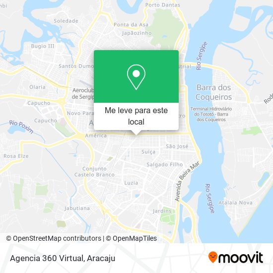 Agencia 360 Virtual mapa