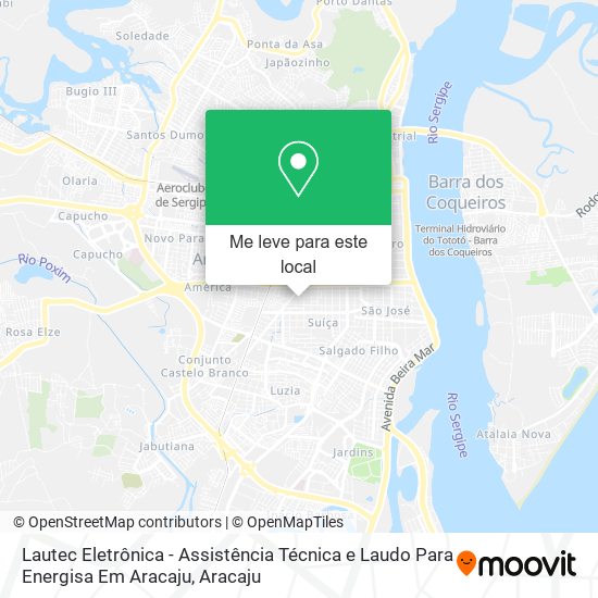 Lautec Eletrônica - Assistência Técnica e Laudo Para Energisa Em Aracaju mapa