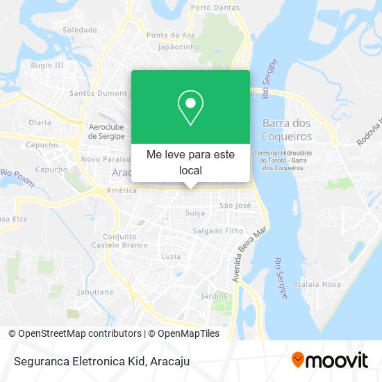 Seguranca Eletronica Kid mapa