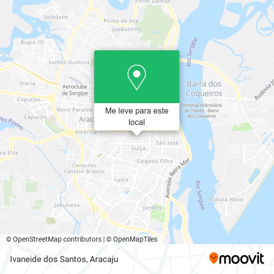 Ivaneide dos Santos mapa