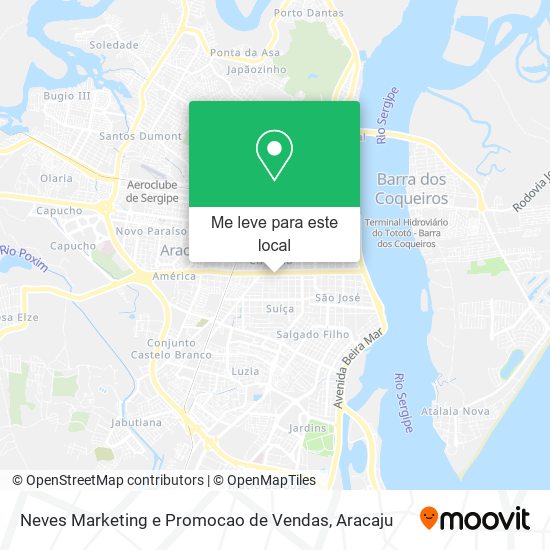 Neves Marketing e Promocao de Vendas mapa