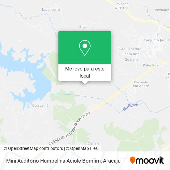 Mini Auditório Humbelina Aciole Bomfim mapa