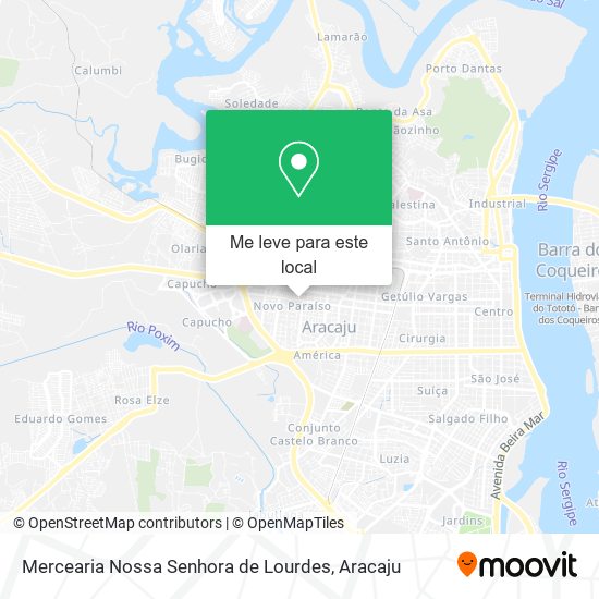 Mercearia Nossa Senhora de Lourdes mapa