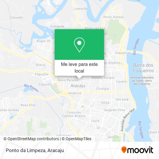 Ponto da Limpeza mapa