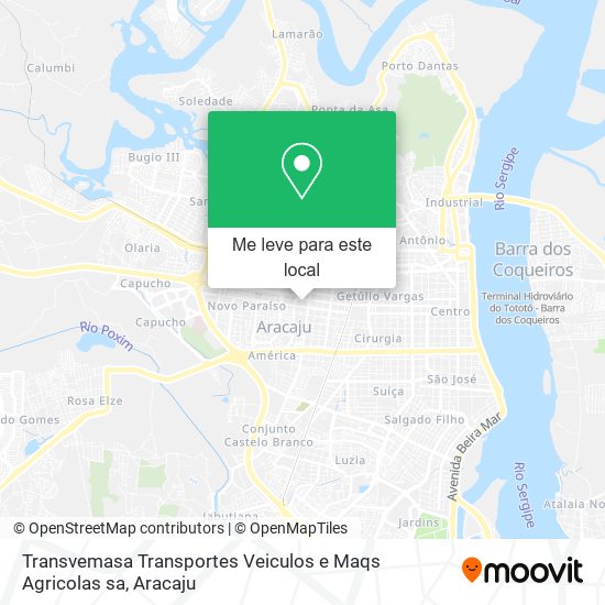 Transvemasa Transportes Veiculos e Maqs Agricolas sa mapa