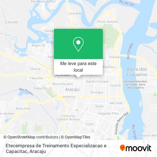 Etecempresa de Treinamento Especializacao e Capacitac mapa