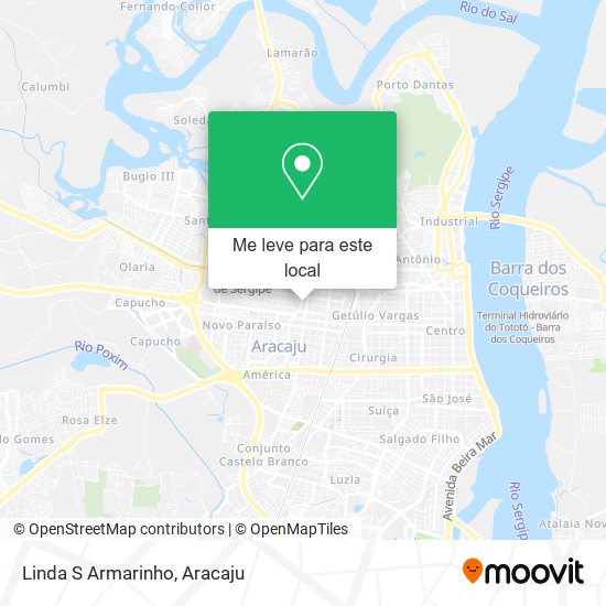 Linda S Armarinho mapa