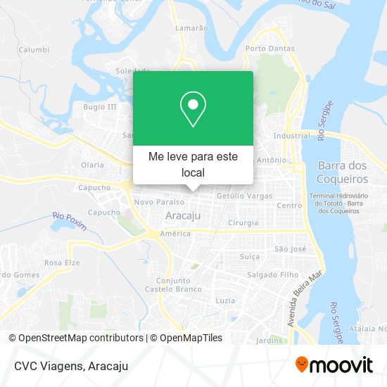 CVC Viagens mapa