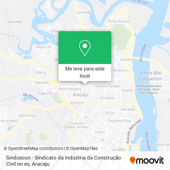 Sinduscon - Sindicato da Indústria da Construção Civil no es mapa