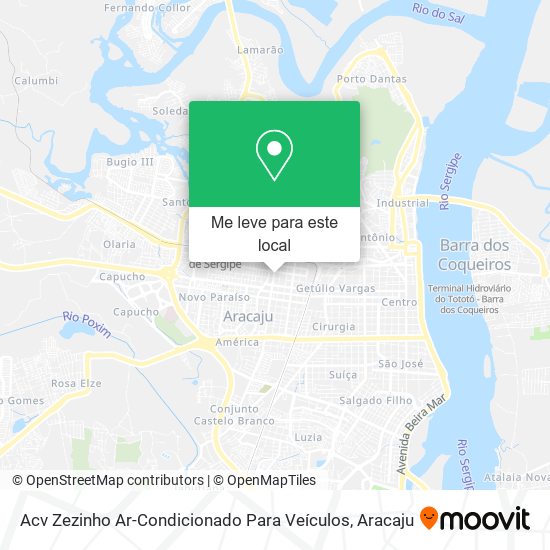 Acv Zezinho Ar-Condicionado Para Veículos mapa