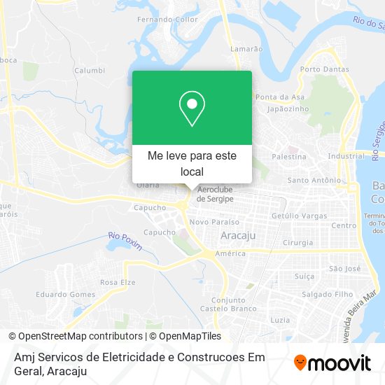 Amj Servicos de Eletricidade e Construcoes Em Geral mapa