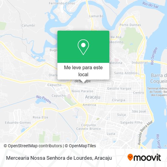 Mercearia Nossa Senhora de Lourdes mapa