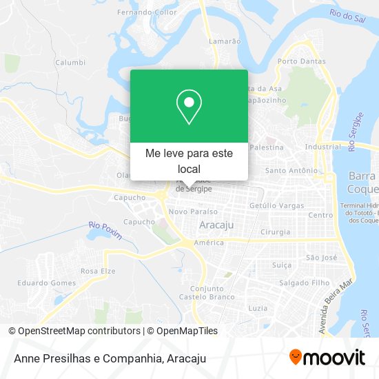 Anne Presilhas e Companhia mapa