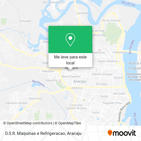 D.S.R. Maquinas e Refrigeracao mapa