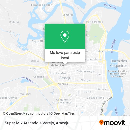 Super Mix Atacado e Varejo mapa