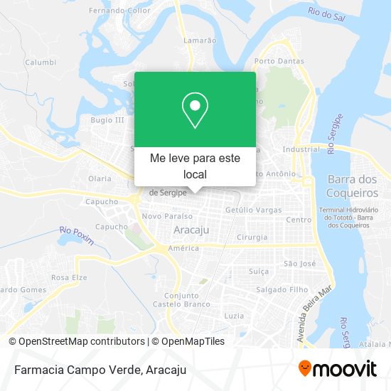 Farmacia Campo Verde mapa