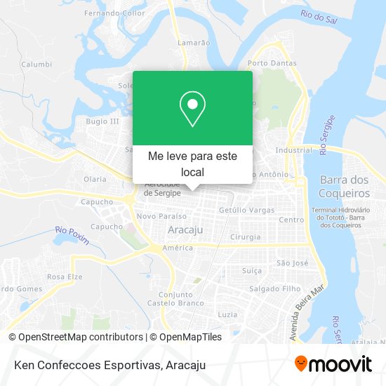 Ken Confeccoes Esportivas mapa