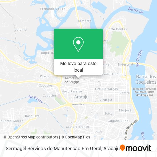 Sermagel Servicos de Manutencao Em Geral mapa