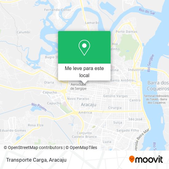 Transporte Carga mapa