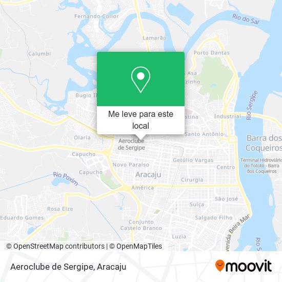 Aeroclube de Sergipe mapa