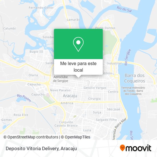 Deposito Vitoria Delivery mapa