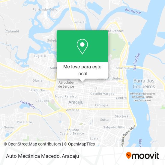 Auto Mecânica Macedo mapa