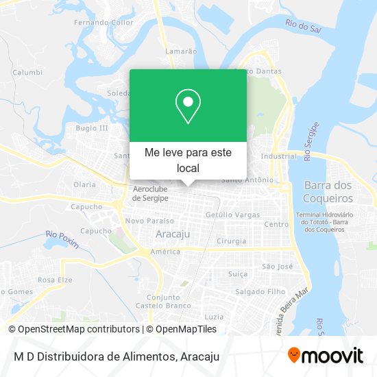 M D Distribuidora de Alimentos mapa