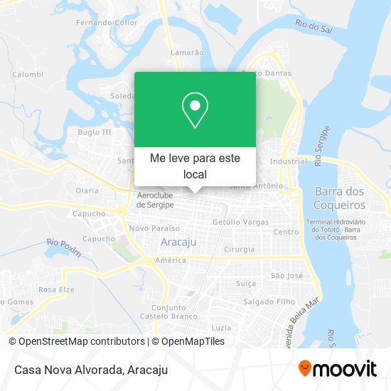 Casa Nova Alvorada mapa