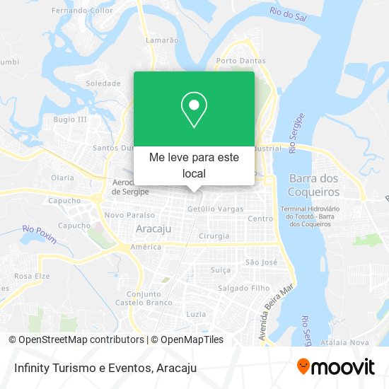 Infinity Turismo e Eventos mapa