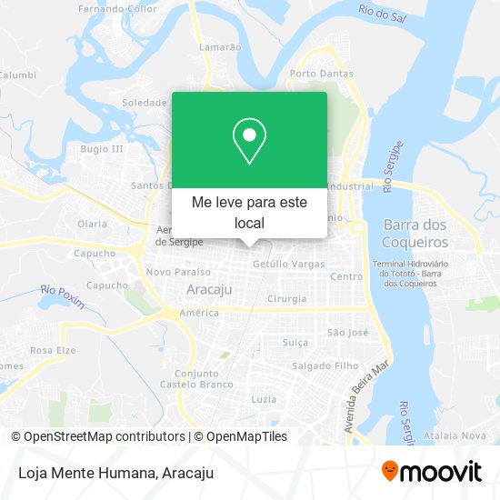 Loja Mente Humana mapa