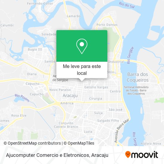 Ajucomputer Comercio e Eletronicos mapa