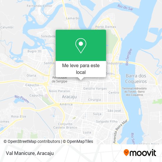 Val Manicure mapa