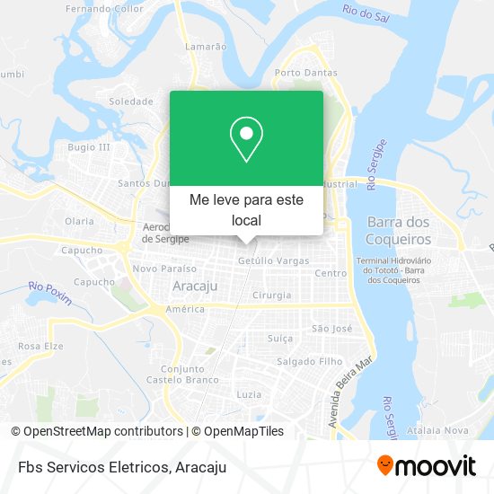 Fbs Servicos Eletricos mapa