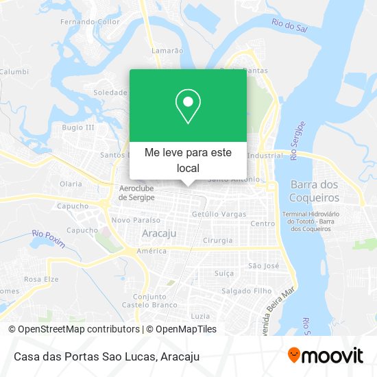 Casa das Portas Sao Lucas mapa