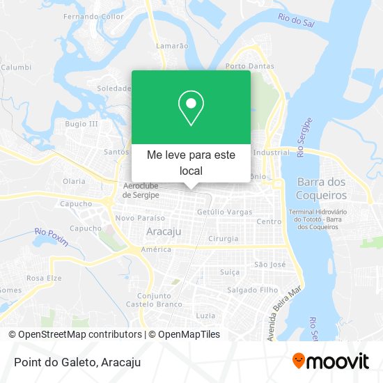 Point do Galeto mapa
