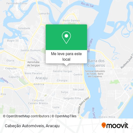 Cabeção Automóveis mapa