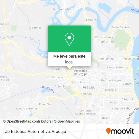 Jb Estetica Automotiva mapa